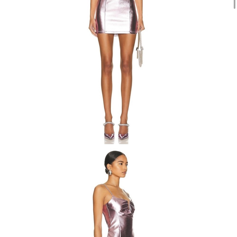 ALIX NYC Shiny Pink Dress